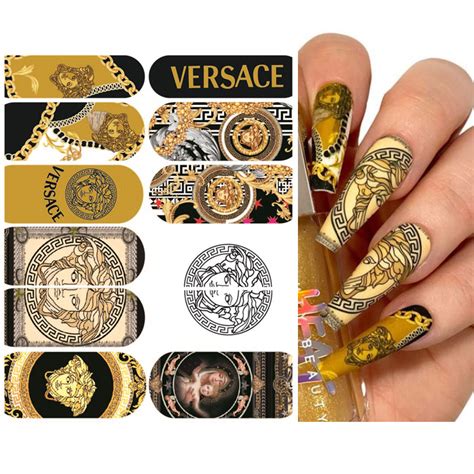 versace wall sticker|versace nail stickers.